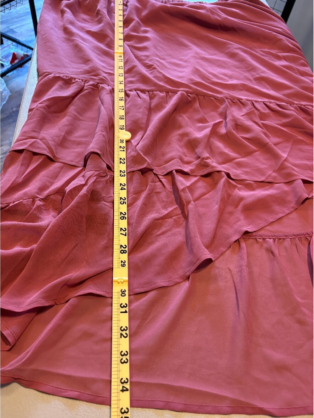 a new day 2X Mauve Ruffled Midi Skirt - Picture 9 of 9